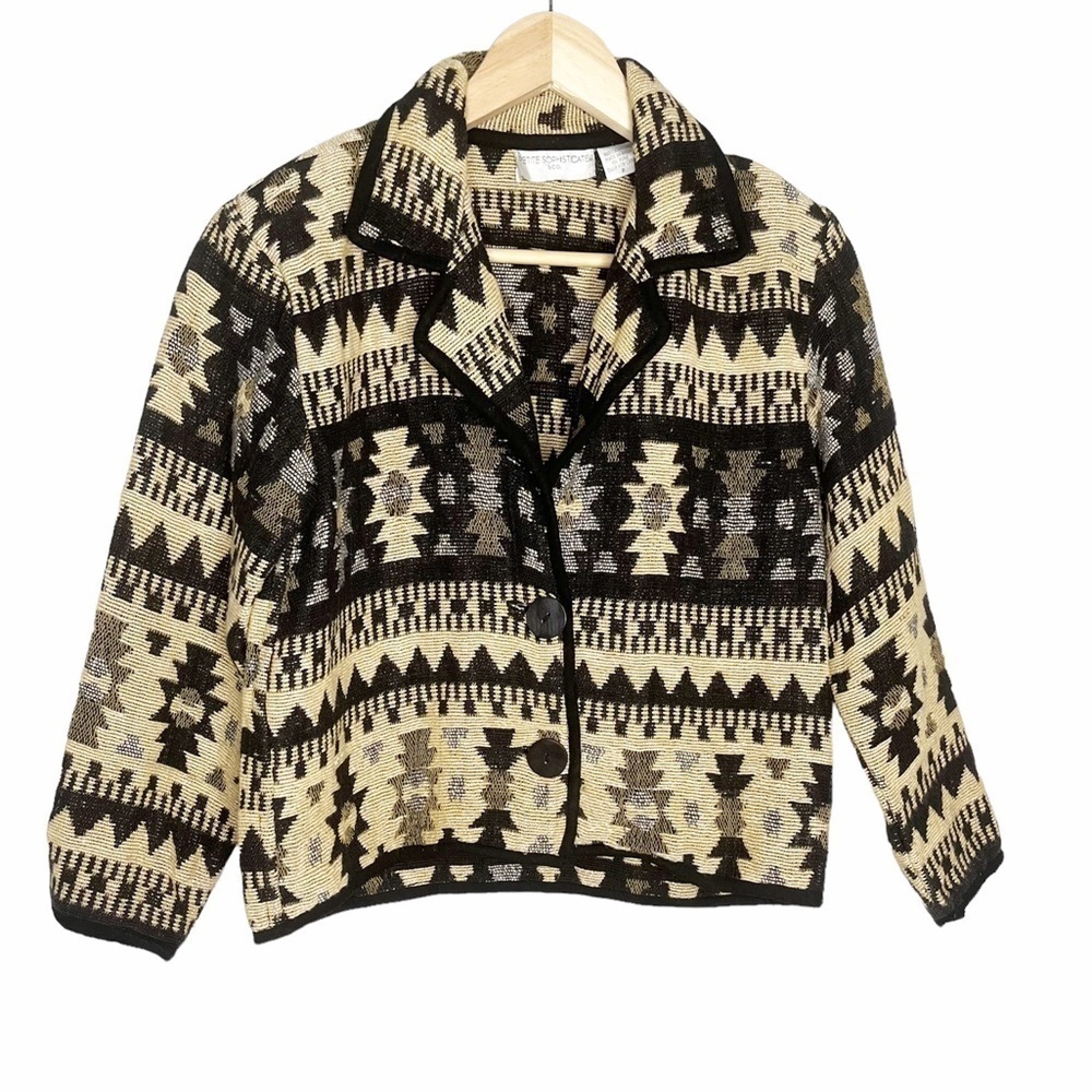 VTG Petite Sophisticate Western Style Blazer Sz P